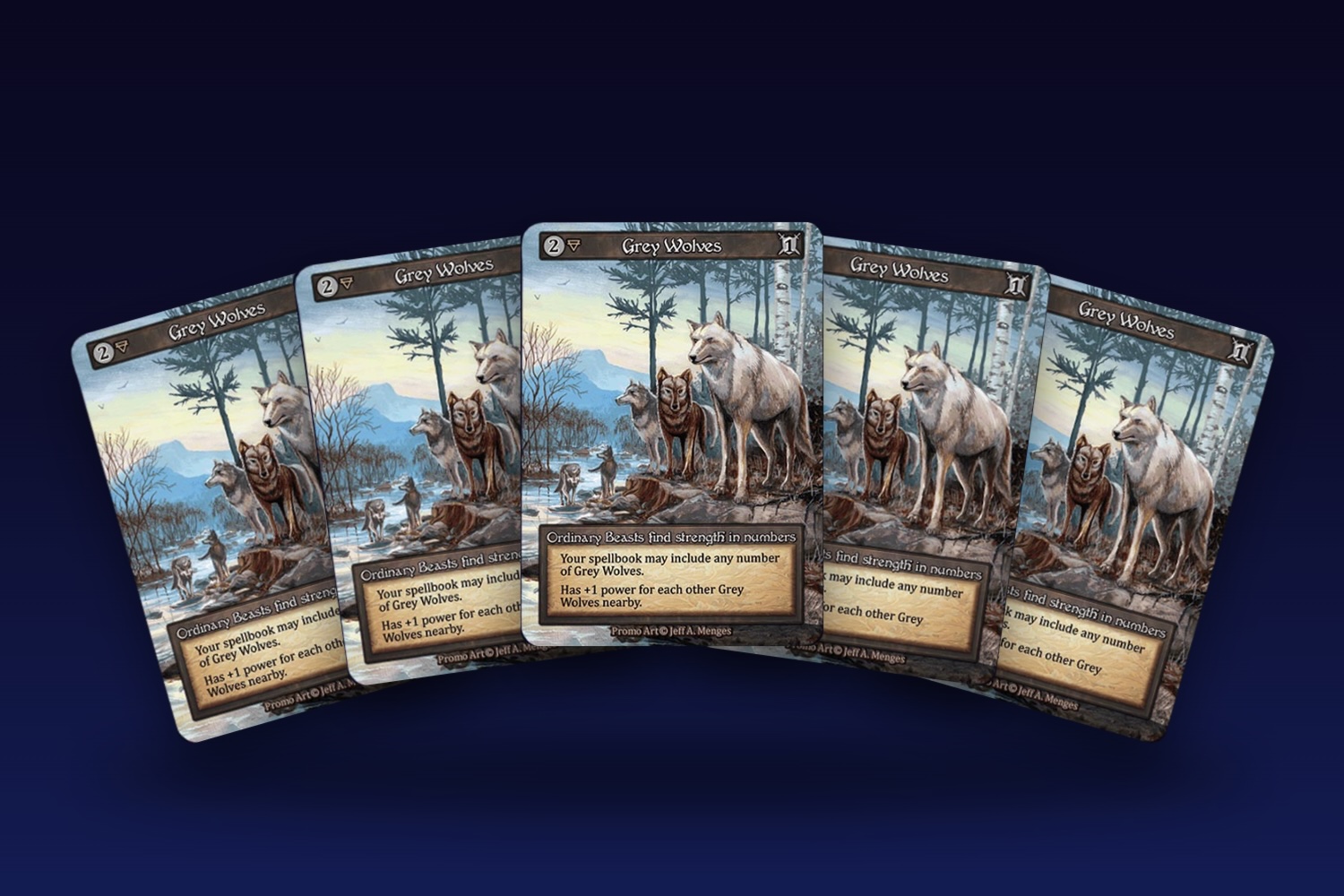 The Grey Wolves promo as handed out at a convention.