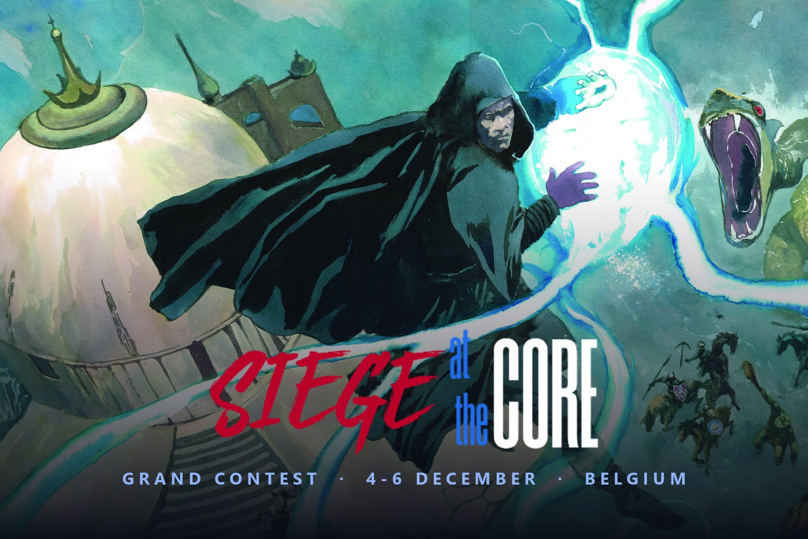 The Siege at the Core campaign artwork by Vincent Pompetti